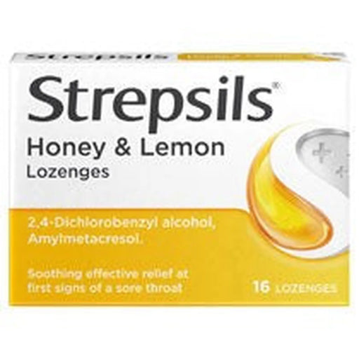 Rayburn Strepsils Honey & Lemon 16 Lozengers