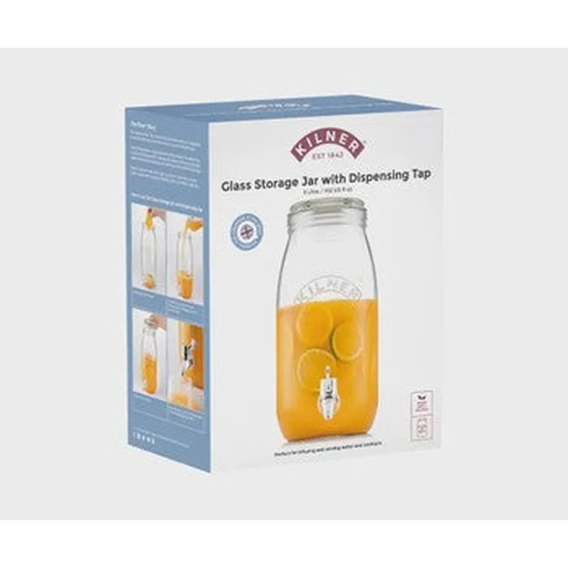 KILNER 3L Storage Jar With Dispensing Tap