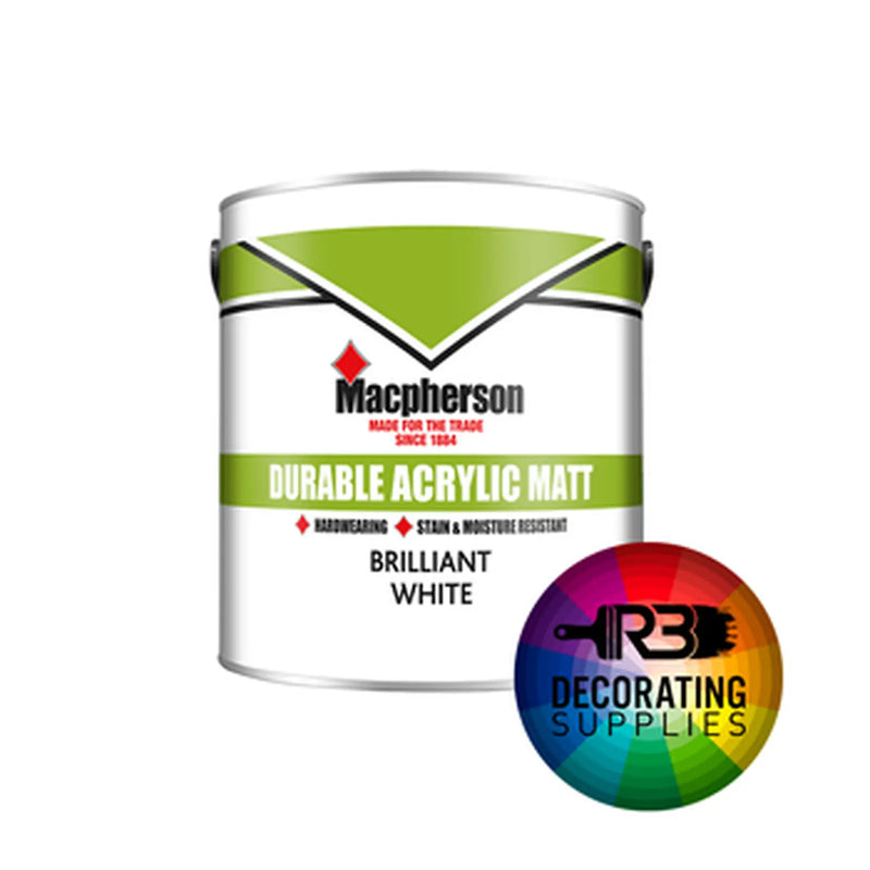 Macpherson Durable Acrylic Matt 10L Tinted