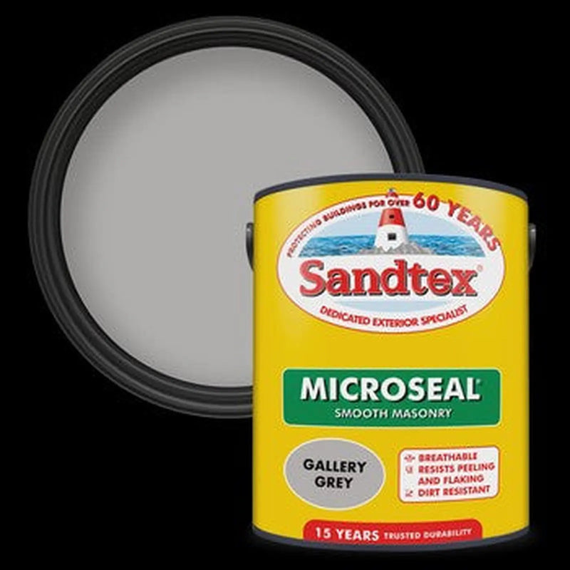 Sandtex Microseal Smooth Masonry Gallery Grey 150ml