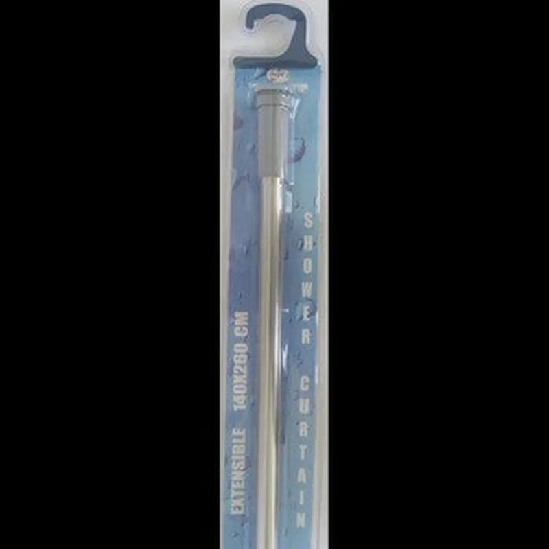 A & Z Anz Shower Curtain Rod 140X260cm Silver