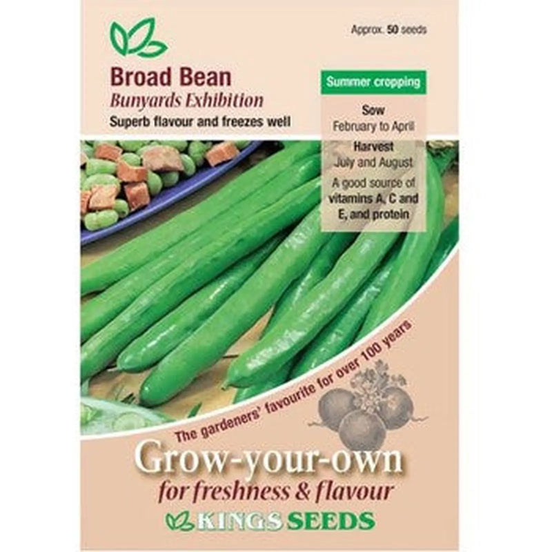 Kings Seeds Broad Bean, Bunyards Exhibition (PM F )