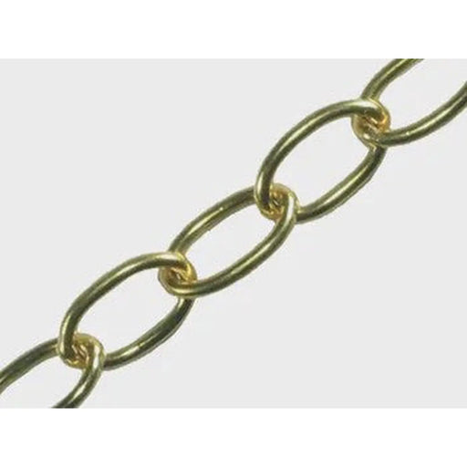 Chain Products 1/2" Oval Chain 1M Brass