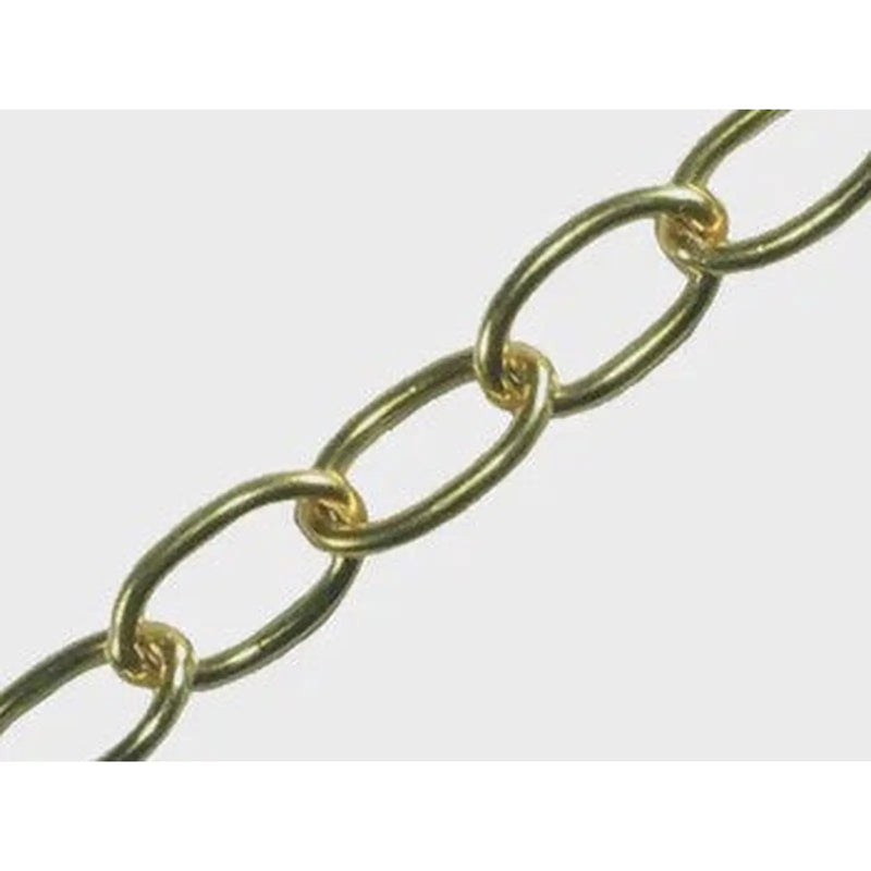 Chain Products 1/2" Oval Chain 1M Brass