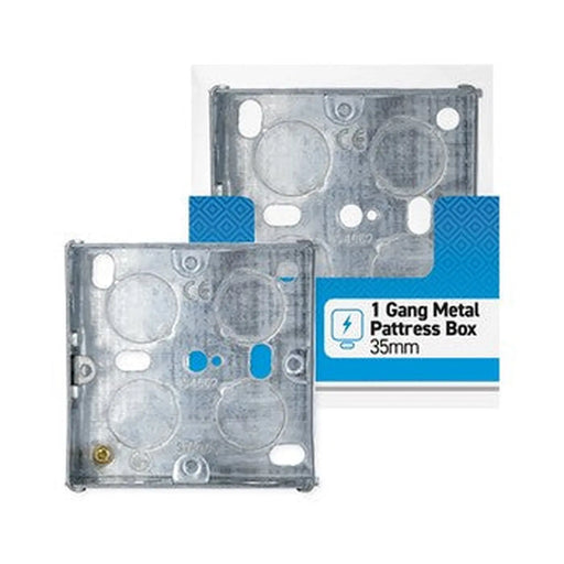 Status Single Metal Pattress Box 35mm