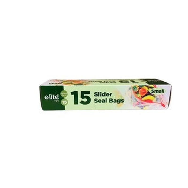 e-lite Slide Lock Seal Freezer Bags 15Pk