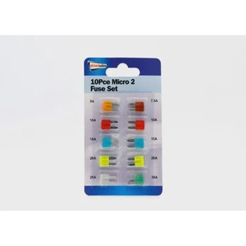 Streetwize 10Pc Micro 2 Fuse Set