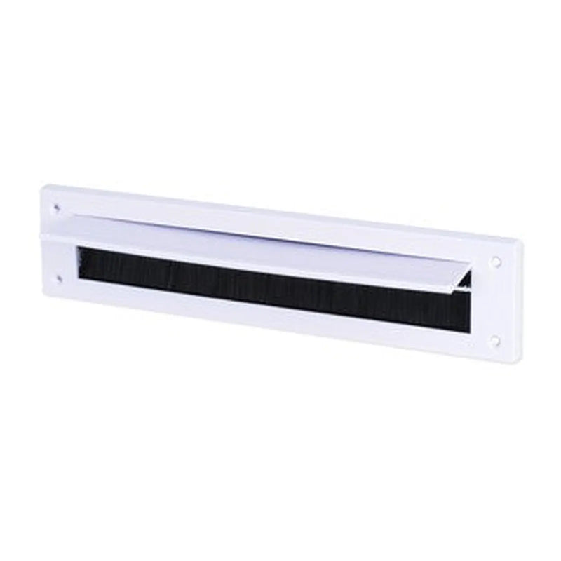 centurion Letter Box Draught Excluder W/Flap, White