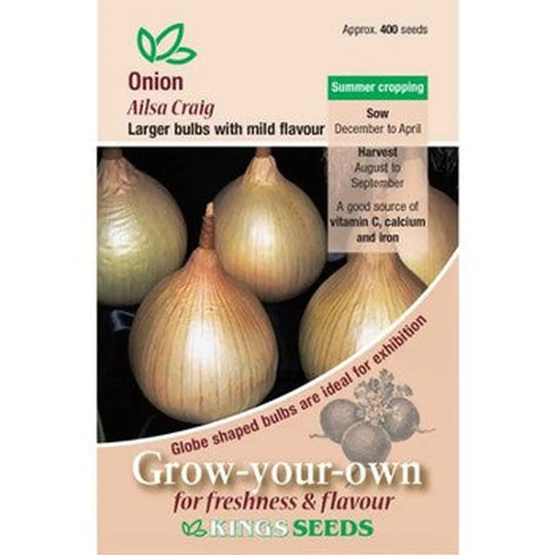 Kings Seeds Onion, Ailsa Craig (PM A)