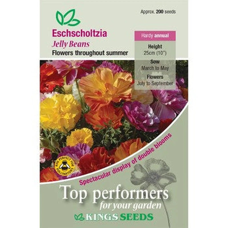 Kings Seeds Eschscholtzia, Jelly Beans (PM D)