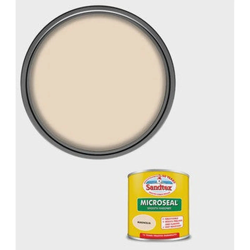 Sandtex Microseal Smooth Masonry Magnolia 150ml
