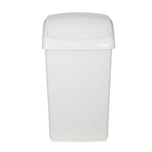 whitefurze 30L Swing Bin Cream