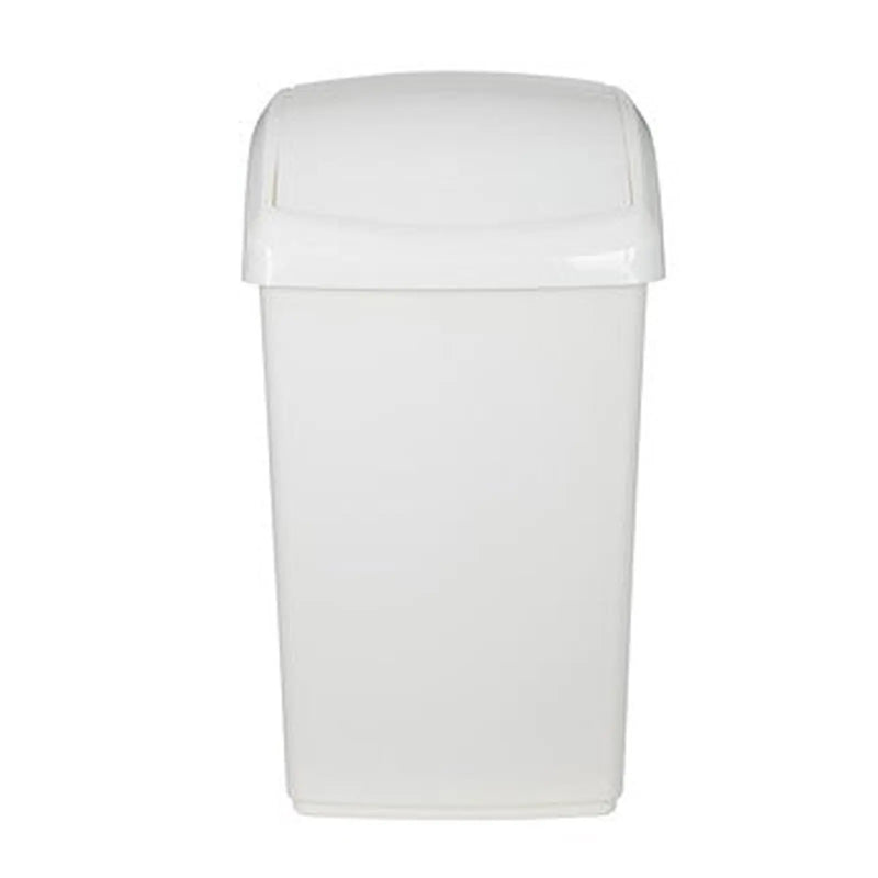 whitefurze 30L Swing Bin Cream