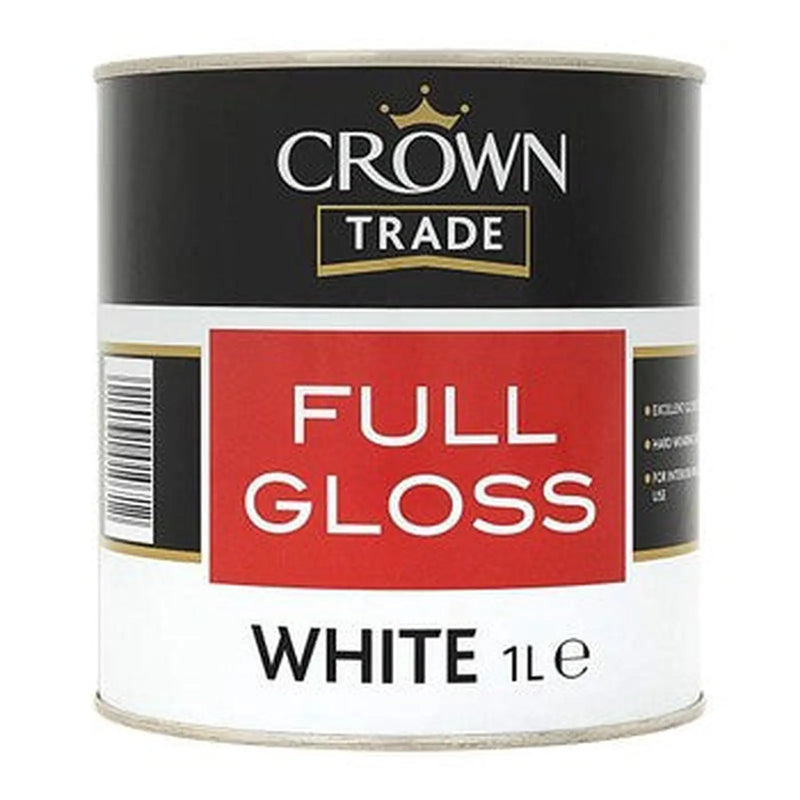 Crown Trade Gloss 1L White