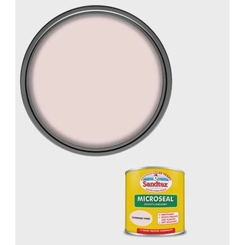 Sandtex Microseal Smooth Masonry Somerset Pink 150ml