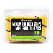 Trade Medium Pile Tiger Stripe Mini Rollers, 100mm / 4" (Set of 10) - Pack of 10