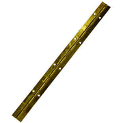 Piano Hinges, Electro Brassed, 1800mm x 25mm - Pack of 10