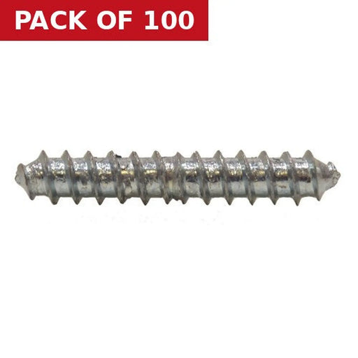 Centurion Wood Dowel Screws - 1" x 8 - Zinc Plated - (100)
