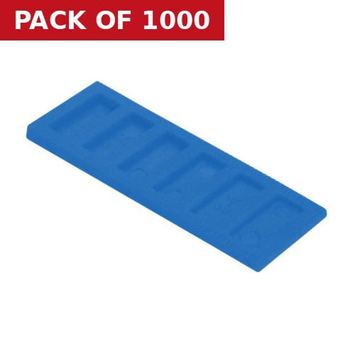 Centurion 28mm x 80mm x 3-5mm Interlocking Tapered Wedges  (1000)