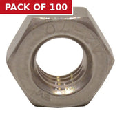 Centurion M10 SS Hex Nuts  (100)
