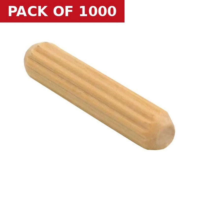 Centurion M6 x 30mm Fluted Wooden Dowels   (1000)