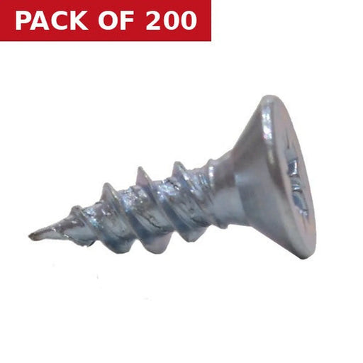 Centurion 1/2" x 8 ZP Cross Recessed Hardened Twin Thread Woodscrews with Countersunk Head  (200)