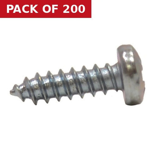 Centurion 1/2" x 6 ZP Pan Head Self Tapping Screws   (200)