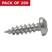 Centurion 5/8" x 8 ZP Round Head Woodscrews  (200)