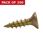 Centurion 3mm x 13mm ZYP Multi Purpose Single Thread Countersunk Pozi Screws (200)