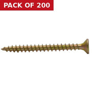 Centurion 3.5mm x 40mm ZYP Multi Purpose Single Thread Countersunk Pozi Screws  (200)
