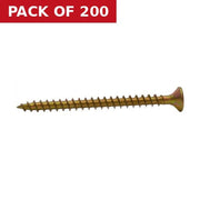 Centurion 4mm x 50mm ZYP Multi Purpose Single Thread Countersunk Pozi Screws  (200)