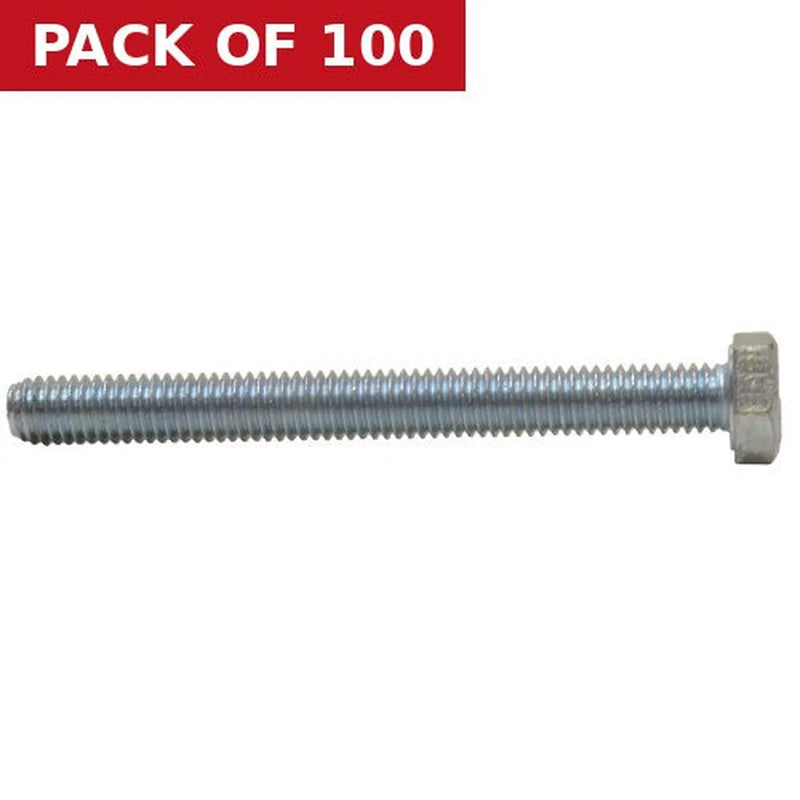 Centurion M6 x 60mm Hex Head Set Screws  (100)
