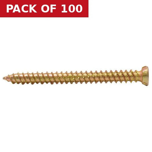 Centurion 7.5mm x 82mm Concrete Frame Screws  (100)