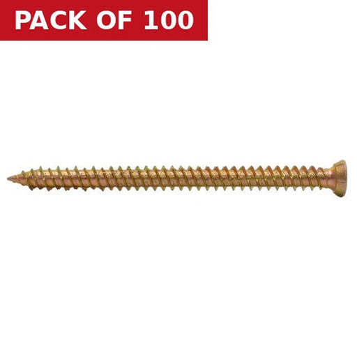 Centurion 7.5mm x 102mm Concrete Frame Screws  (100)