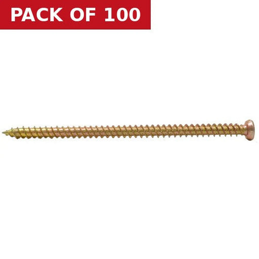 Centurion 7.5mm x 132mm Concrete Frame Screws  (100)