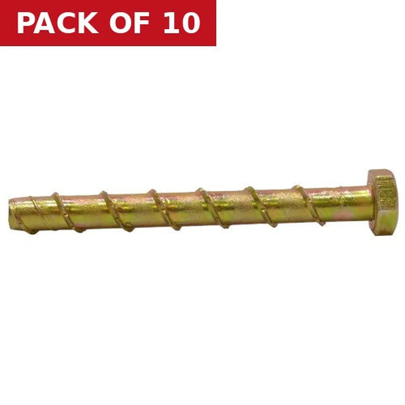 Centurion M10 x 100mm Thunder Bolts  (10)