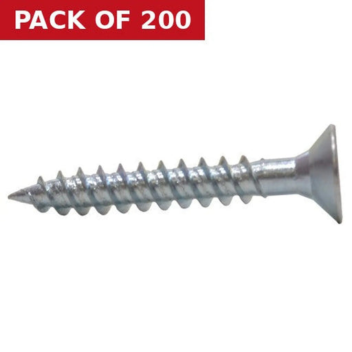 Centurion 1 1/4" x 12 Pozi CSK ZP Twin Screws  (200)