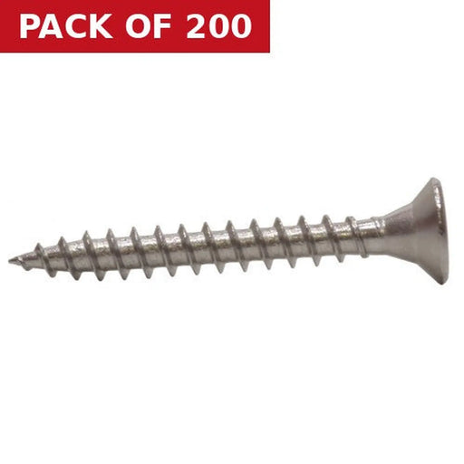 Centurion 5mm x 30mm Pozi CSK Stainless Steel Multi Pupose Screws  (200)