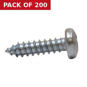 Centurion 1/2" x 10 ZP Pan Head Self Tapping Screws  (200)