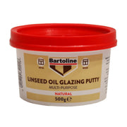 Bartoline Multi Purpose Linseed Oil Putty, Natural (500g) - Pack of 12