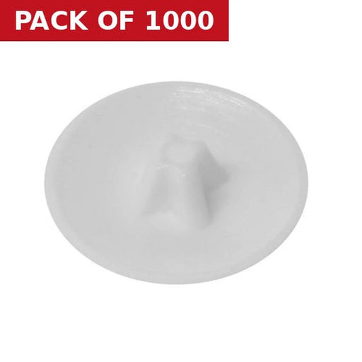 Centurion White Pozi Screw Cover Caps - Pack of 1000