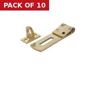 Centurion 50mm (2") Brass Hasp & Staple - Pack of 10