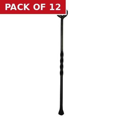 Centurion Coal Poker Fireplace Tool Black - Pack of 12