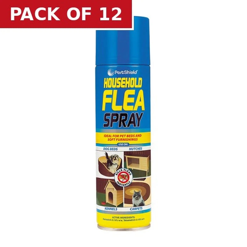 Centurion Pestshield - Household Flea Spray - 200ml (DGN) - Pack of 12