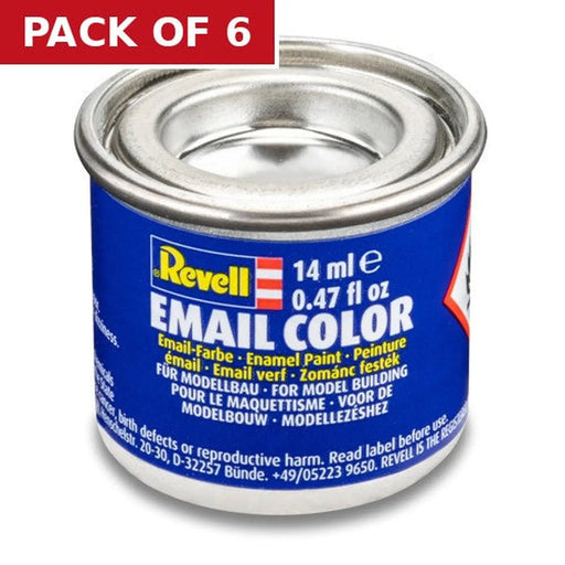 Centurion Revell Matt Hobby Paint, Clear (14ml) - Pack of 6