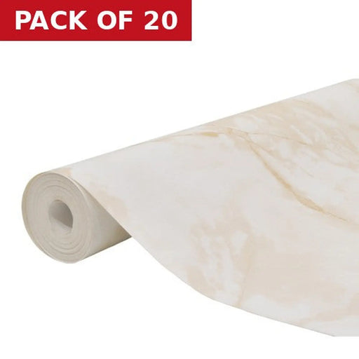 Centurion Beige Marble Effect Vinyl 1.5m Roll - Pack of 20