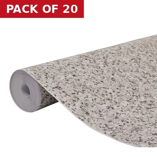 Centurion Grey Granite Effect Vinyl 1.5m Roll - Pack of 20