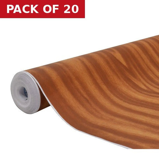 Centurion Beech Wood Effect Vinyl 1.5m roll - Pack of 20
