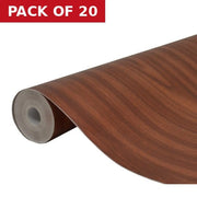 Centurion Mahogany Wood Effect Vinyl 1.5m Roll - Pack of 20
