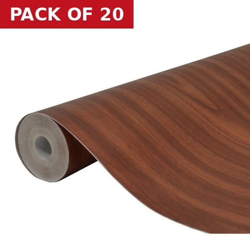 Centurion Mahogany Wood Effect Vinyl 1.5m Roll - Pack of 20